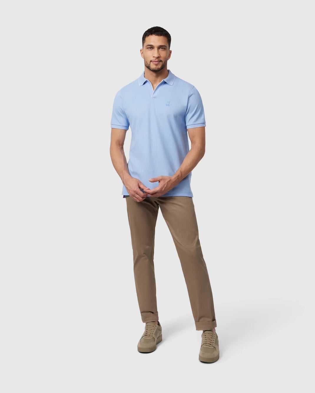 Polos Psycho Bunny East Hills Johnny Polo Shirt Serenity Homme | TUF-72936921